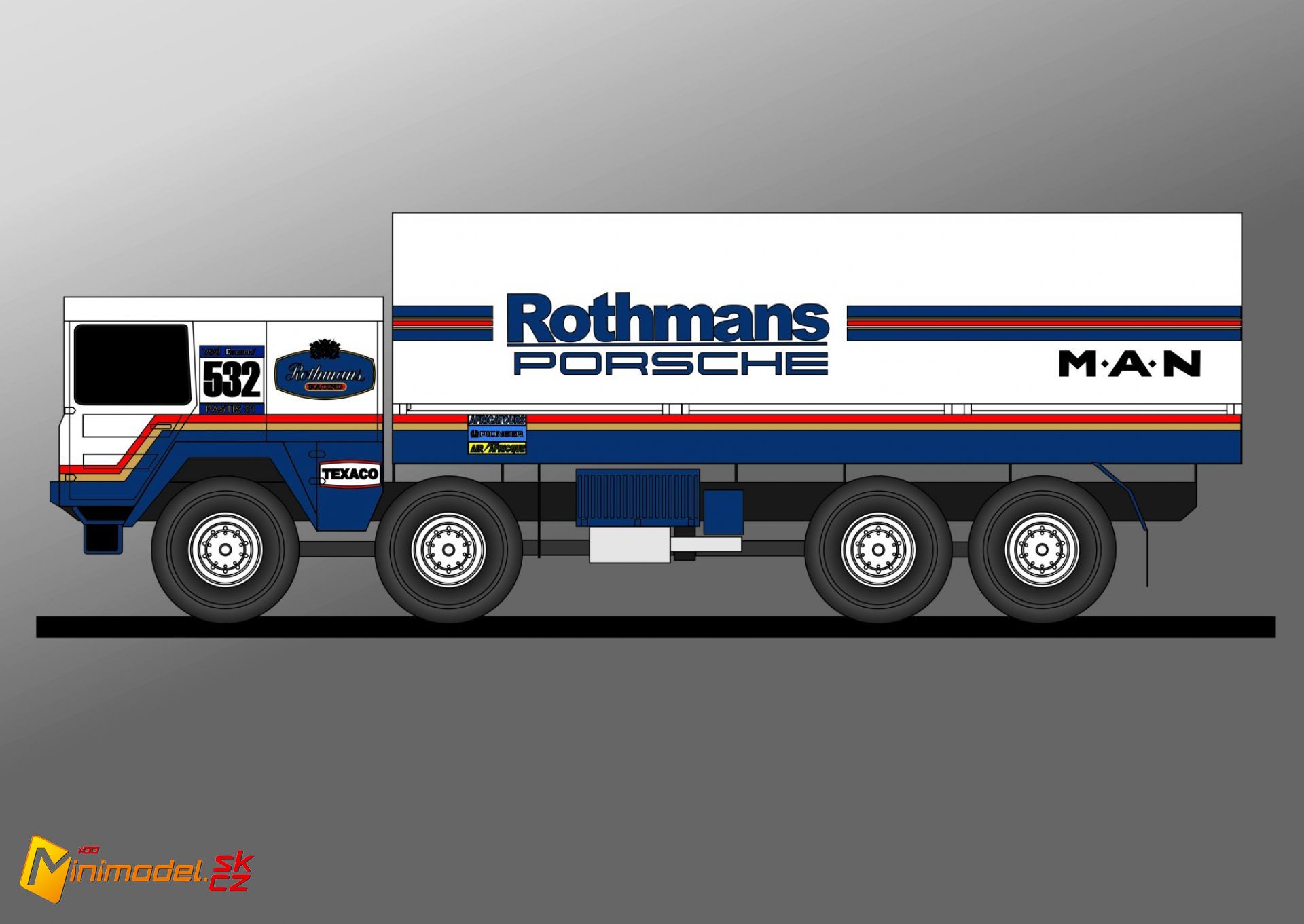 FE4054 MAN KAT 8x8 DAKAR - Minimodel Web